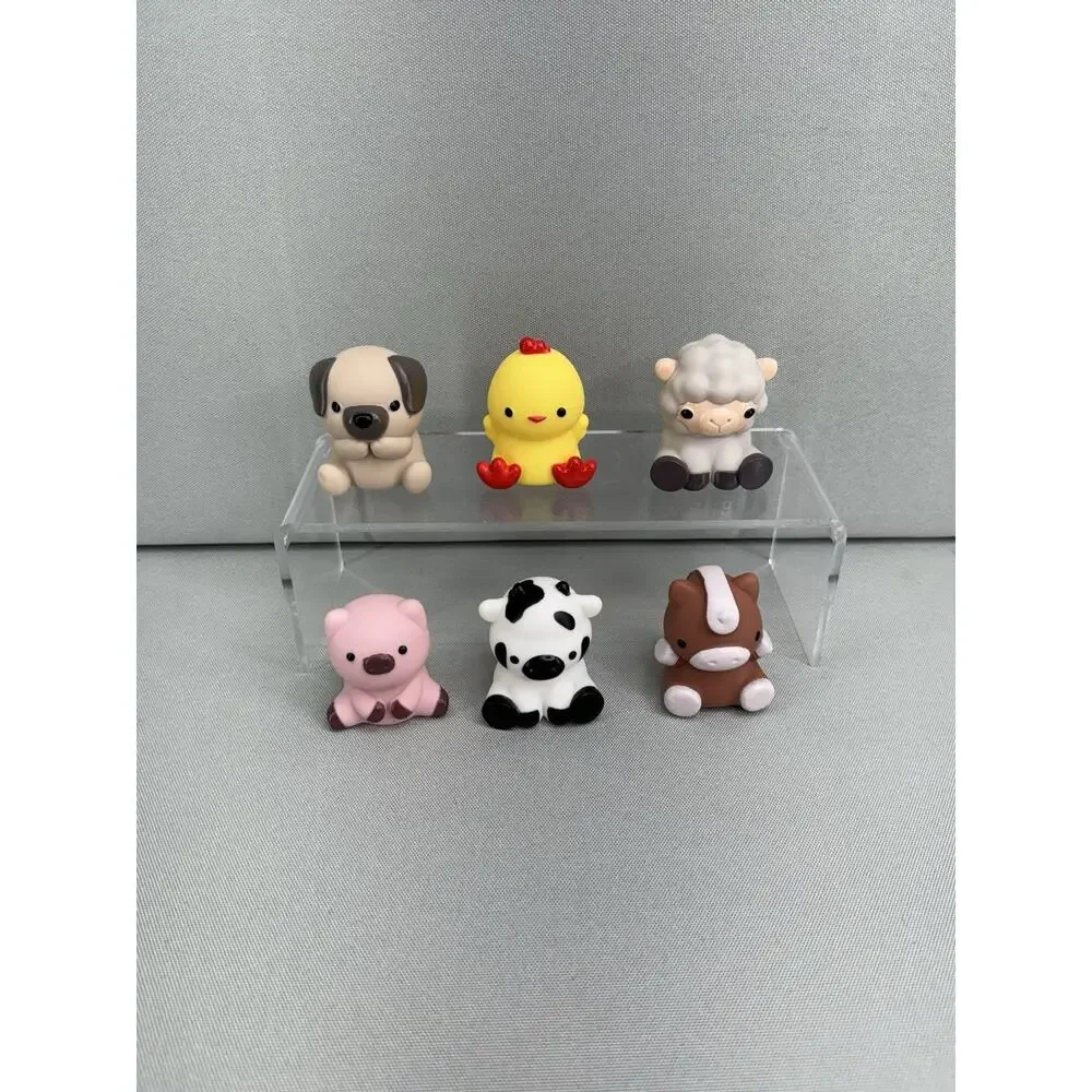Learning Resources Peekaboo Learning Farm Animals Finger Puppets Lot of 6